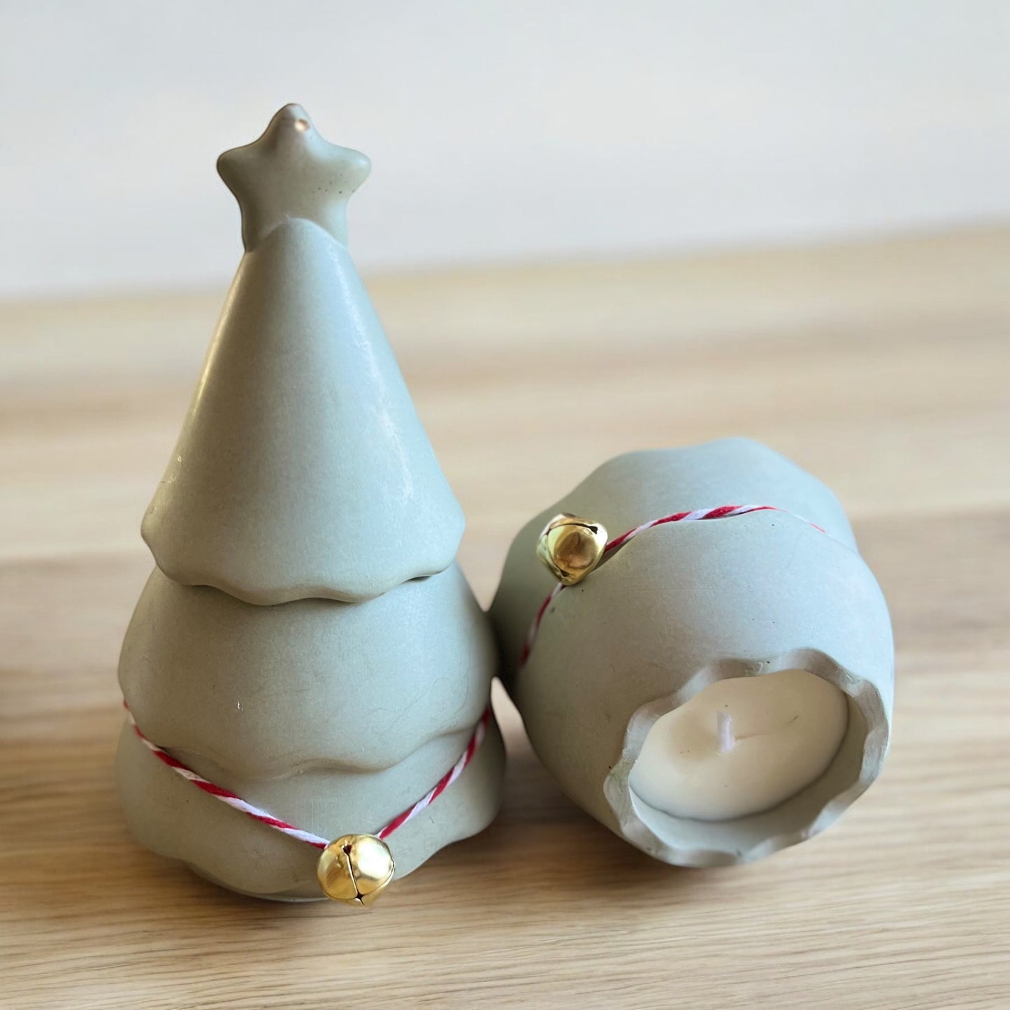 Christmas Tree Candle with Star top